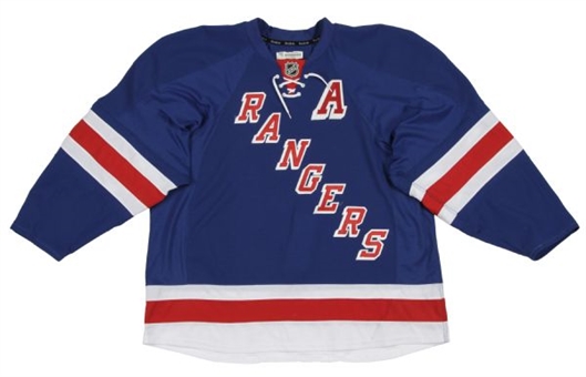 2014-15 Dan Girardi Game Worn New York Rangers Jersey (Steiner)